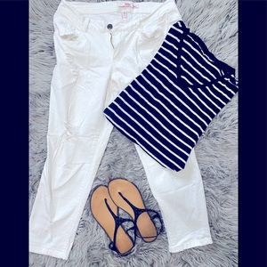 White jeans